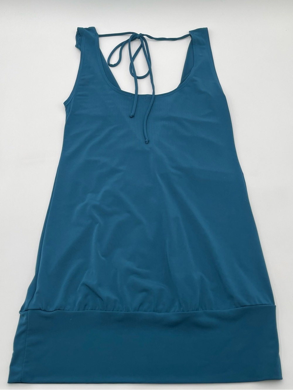 Y2K Studio Y Plunging V-Neck Sleeveless Top Or Dress Medallion Slinky - Picture 7 of 12